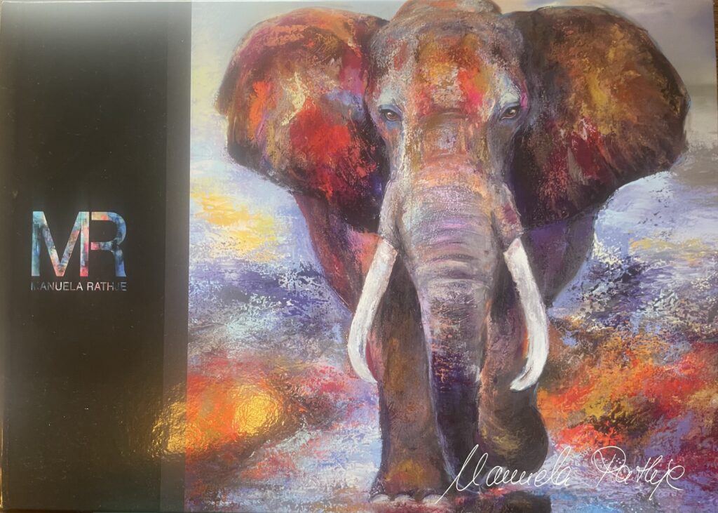 Referenz für das Lektorat und Korrektorat eines Kunstbuches mit Portraits der Malerin Manuela Rathje